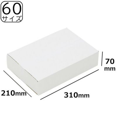 60サイズの白ダンボール