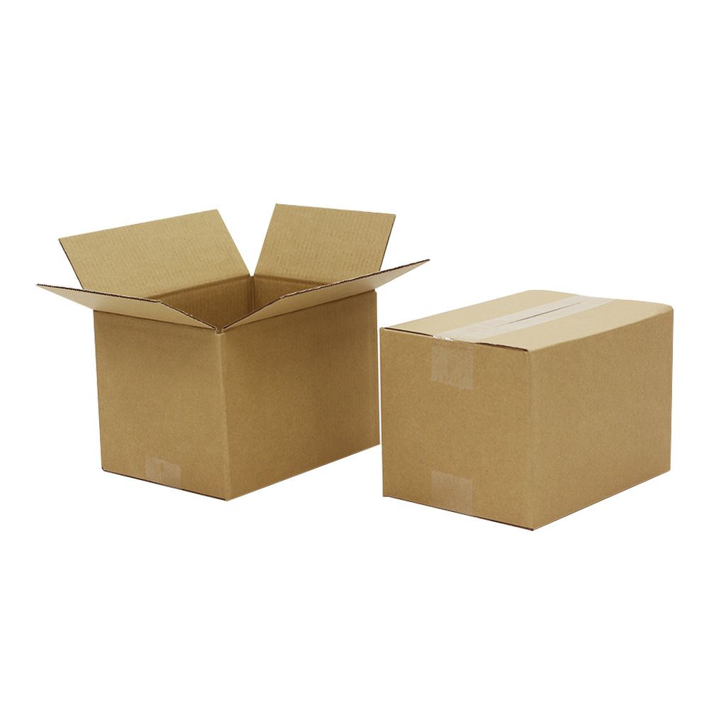 オーダーメイドダンボール７０サイズを空けている画像