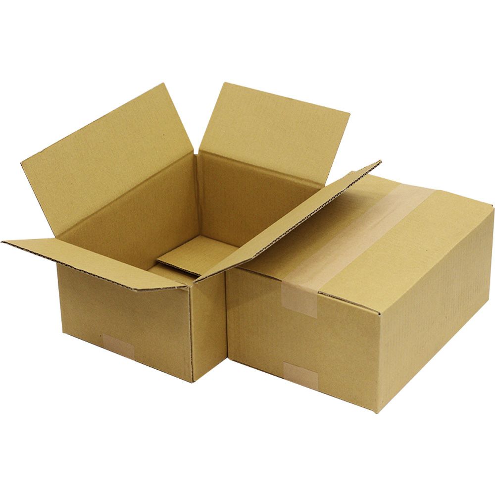 オーダーメイドダンボール７０サイズを空けている画像